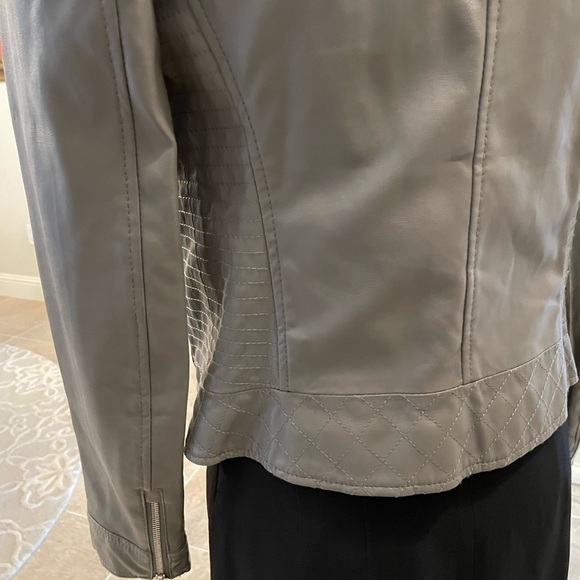 New - Armani Exchange vegan leather utility/bike jacket - Picture 8 of 11